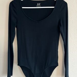 GAP Women's Classic Black Bodysuit